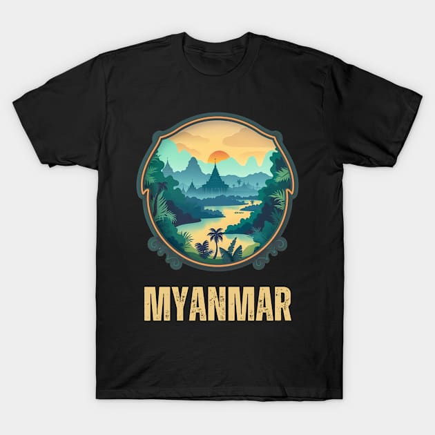 Myanmar T-Shirt by Mary_Momerwids